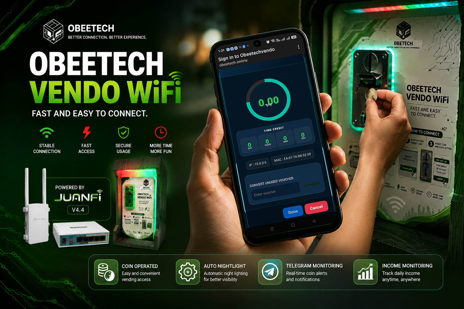 ObeeTech Vendo WiFi